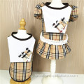 2020 Fashion striped dog dress skirt for pets